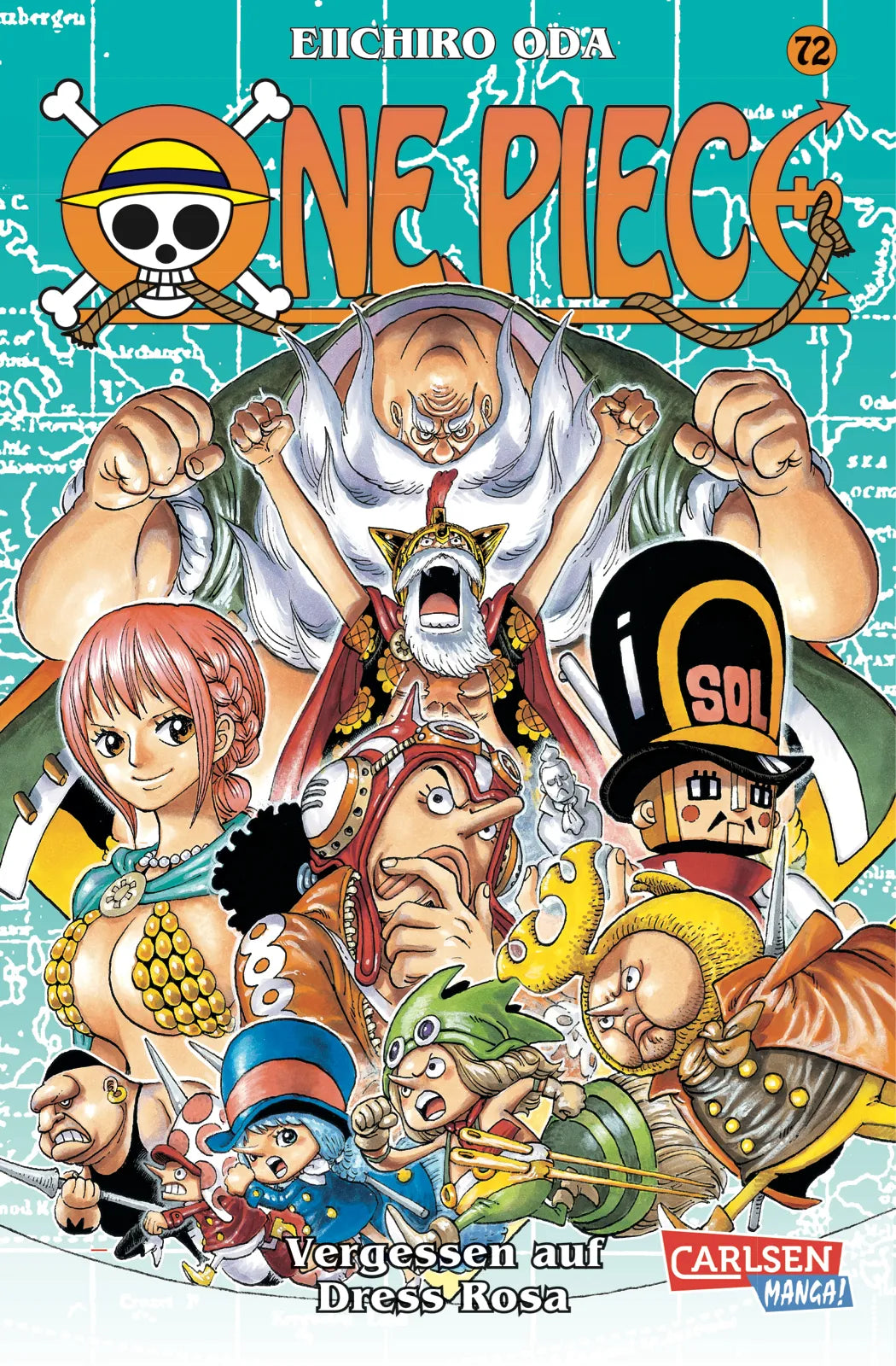 Buchcover von 'One Piece 72' - Taschenbuch von Eiichiro Oda