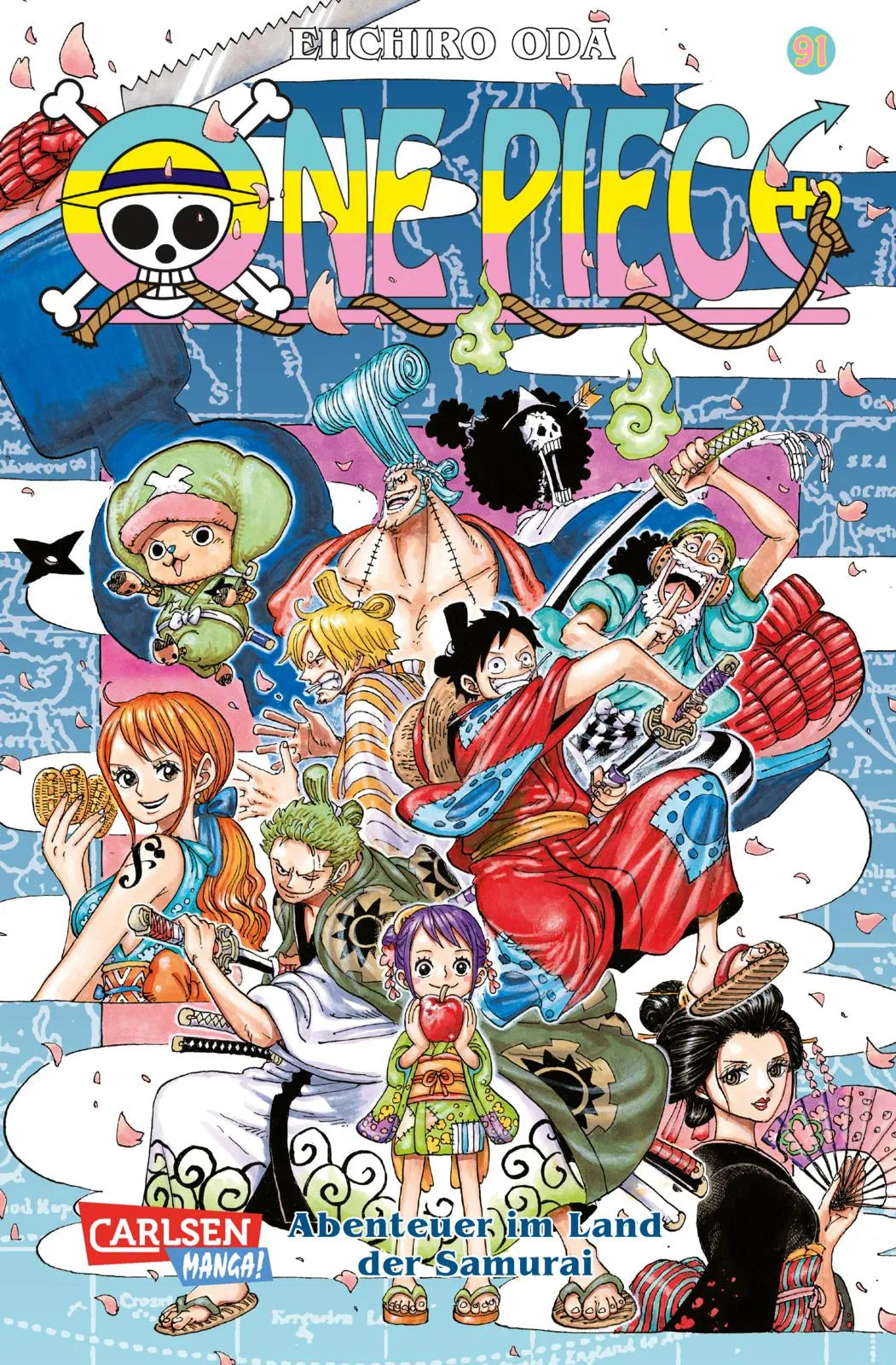 Buchcover von 'One Piece 91' - Taschenbuch von Eiichiro Oda