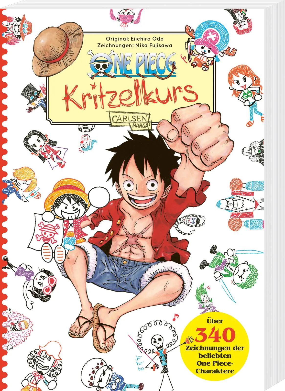Buchcover von 'One Piece Kritzelkurs' - Taschenbuch von Eiichiro Oda