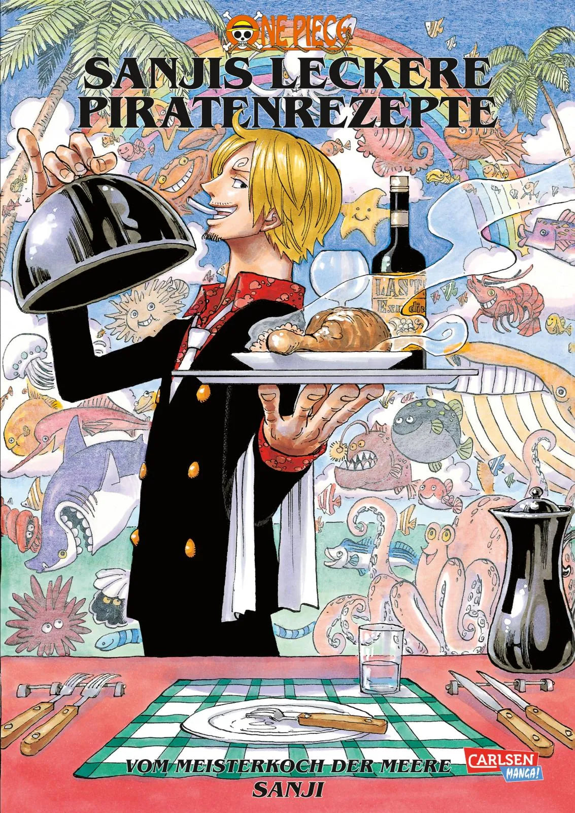 Buchcover von 'One Piece – Sanjis leckere Piratenrezepte' - Gebundene Ausgabe von Eiichiro Oda