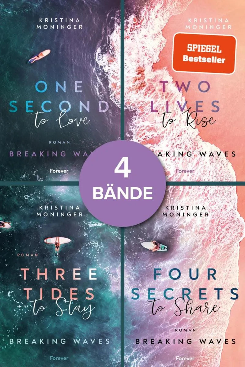 Cover: One Second to Love // Two Lives to Rise // Three Tides to Stay // Four Secrets to Share (E-Book) von Kristina Moninger
