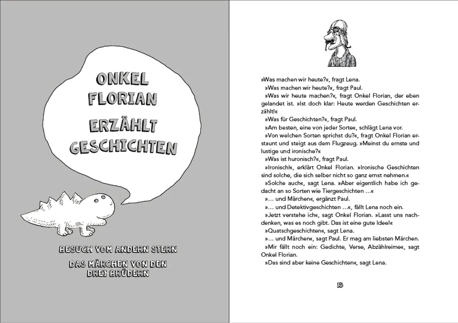 Abbildung von 'Onkel Florians fliegender Flohmarkt. Neu illustriert von Nina Dulleck'
