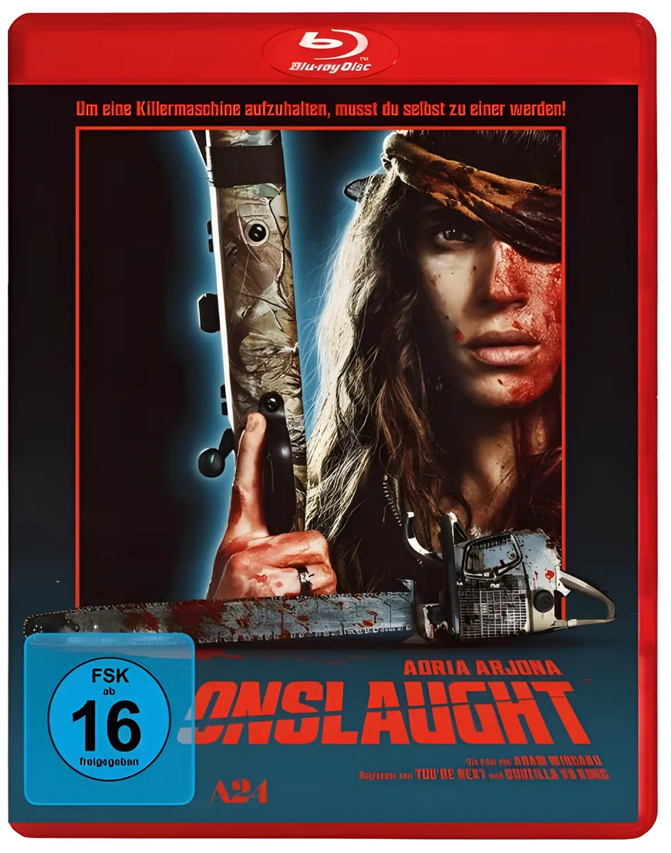 Blu-ray-Cover: Onslaught. Regie: Adam Wingard