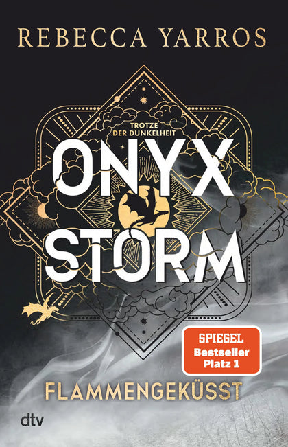 Buchcover von 'Onyx Storm – Flammengeküsst' - Gebundene Ausgabe von Rebecca Yarros