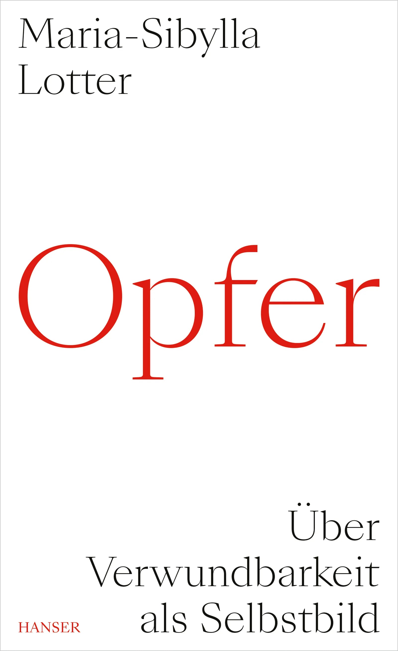 Cover: Opfer (E-Book) von Maria-Sibylla Lotter