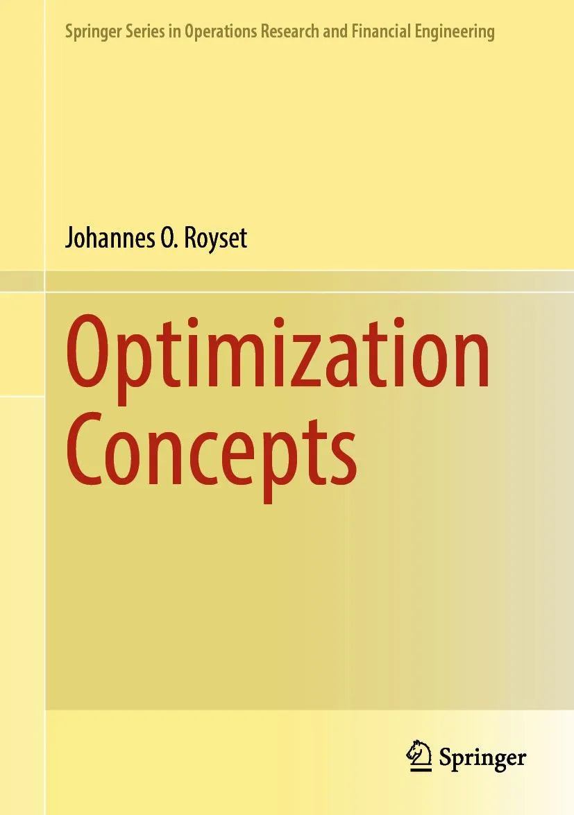 Cover: Optimization Concepts (E-Book) von Johannes O. Royset
