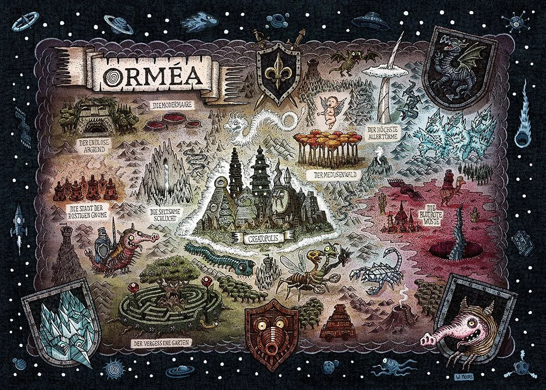 Orméa - das offizielle Puzzle aus der Zamonien-Welt von Walter Moers – Ansicht