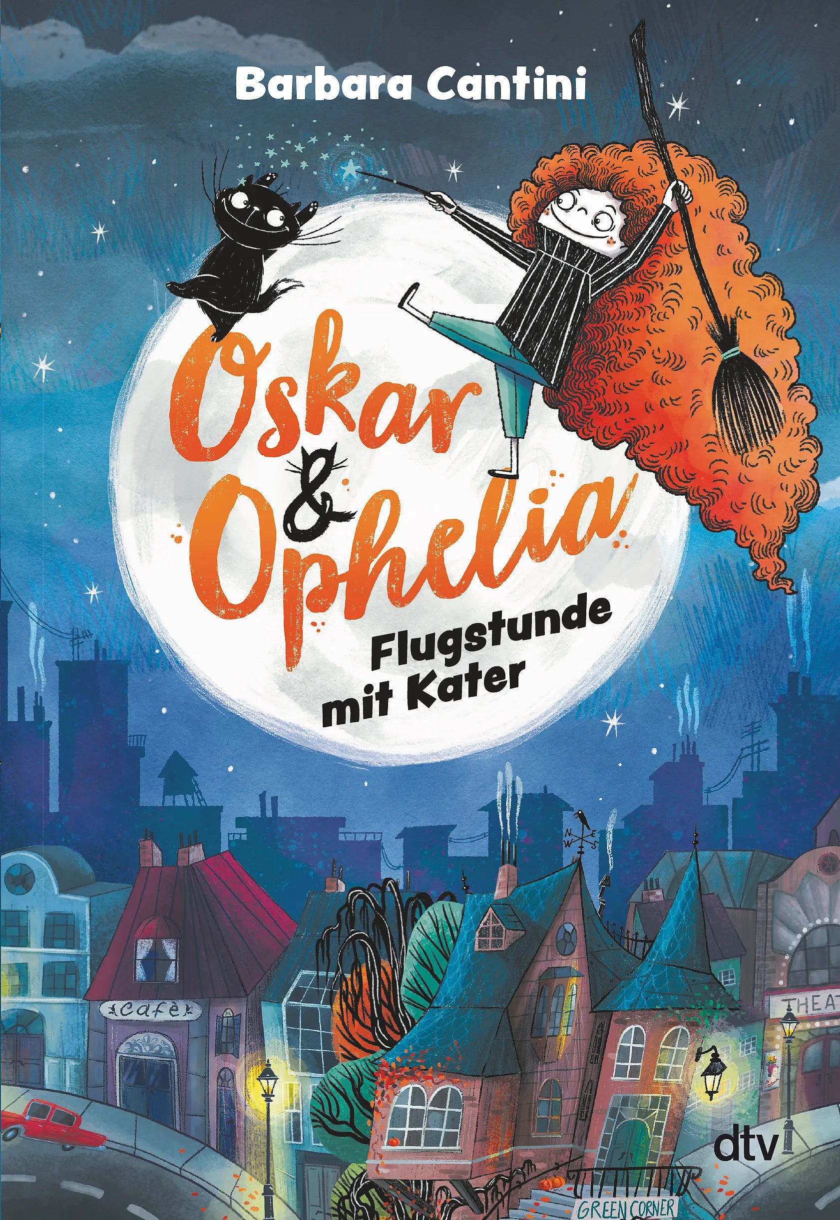 Buchcover von 'Oskar & Ophelia – Flugstunde mit Kater' - Gebundene Ausgabe von Barbara Cantini