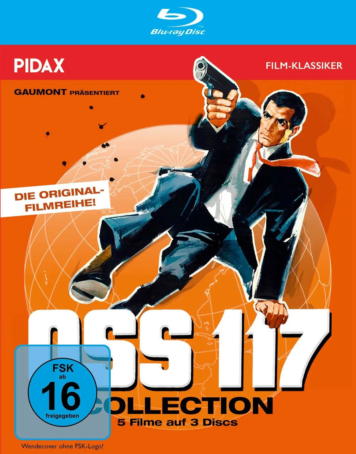 Blu-ray-Cover: OSS 117 - Collection / Die 5-teilige Original-Fi. Regie: Andre Hunebelle