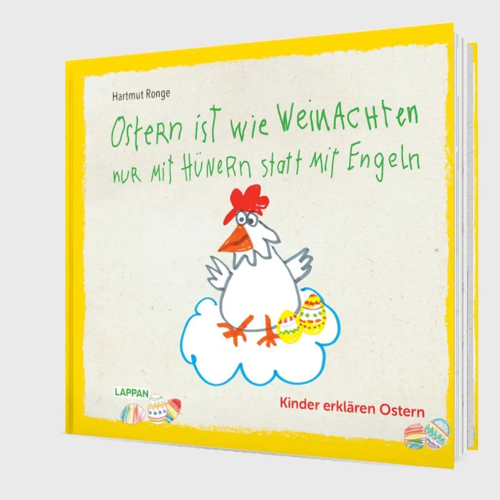 Detailansicht: Ostern ist wie Weihnachten nur mit Hühnern statt mit Engeln (Hardcover)