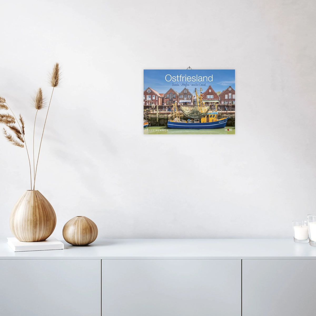 Ostfriesland Kalender 2027 - Inseln · Häfen · weites Land – Ansicht