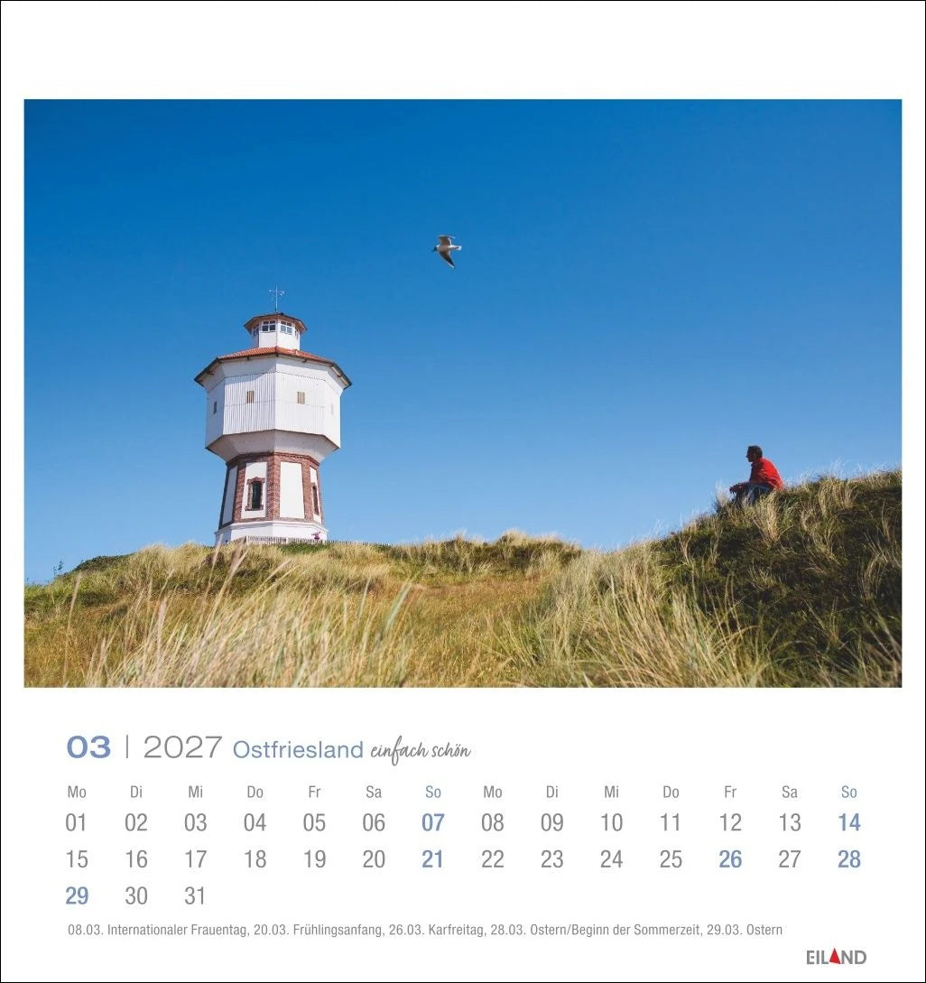 Ostfriesland Postkartenkalender 2027 - einfach schön – Ansicht
