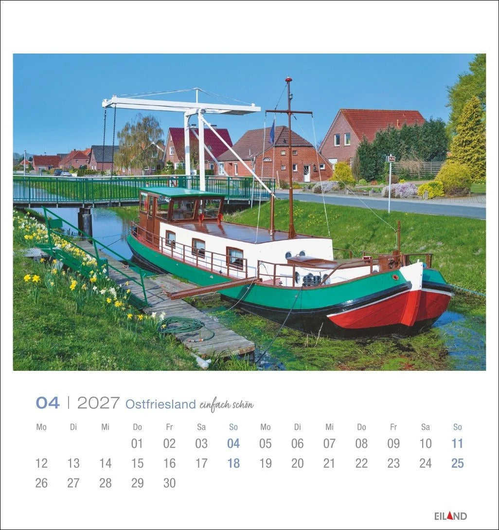 Ostfriesland Postkartenkalender 2027 - einfach schön – Ansicht