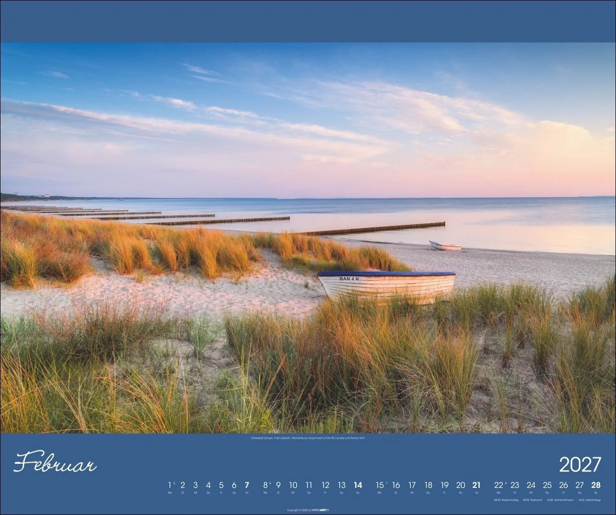 Ostsee Kalender 2027 – Ansicht
