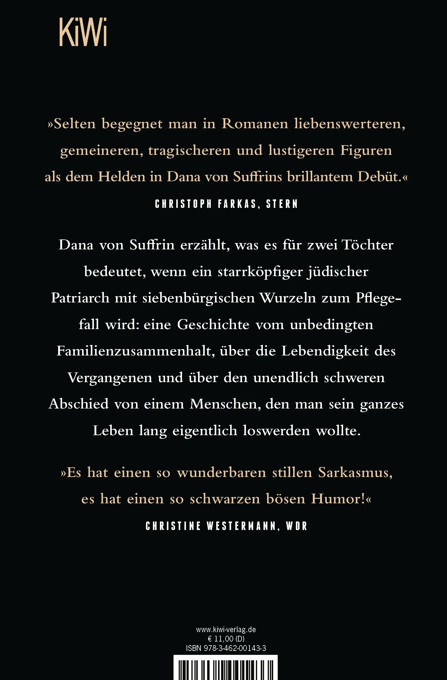 Buchrückseite von 'Otto' mit Klappentext - Taschenbuch