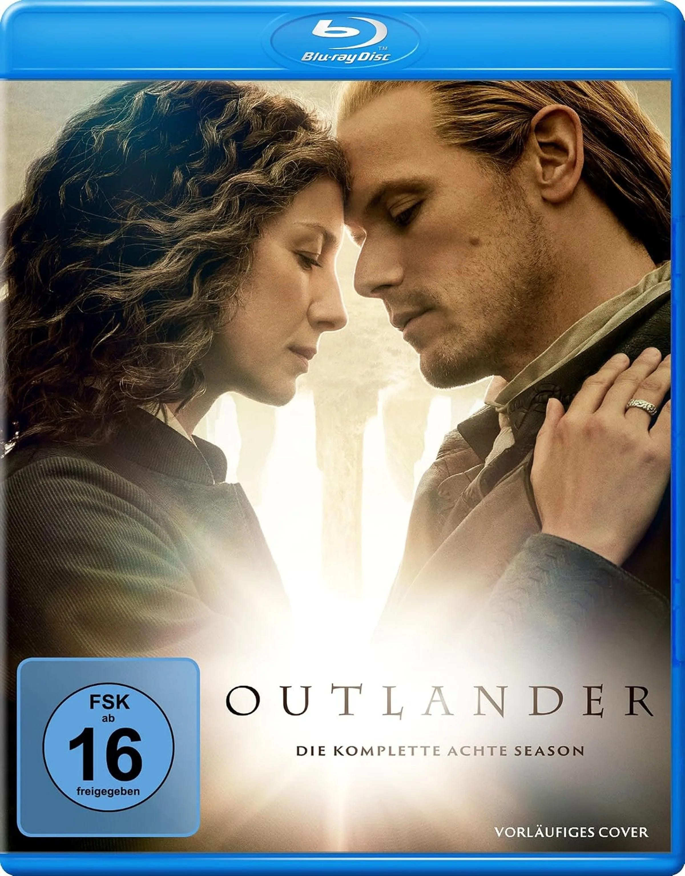Blu-ray-Cover: Outlander - Season 8. Regie: Jan Matthys. Vorläufiges Cover - Platzhalterbild