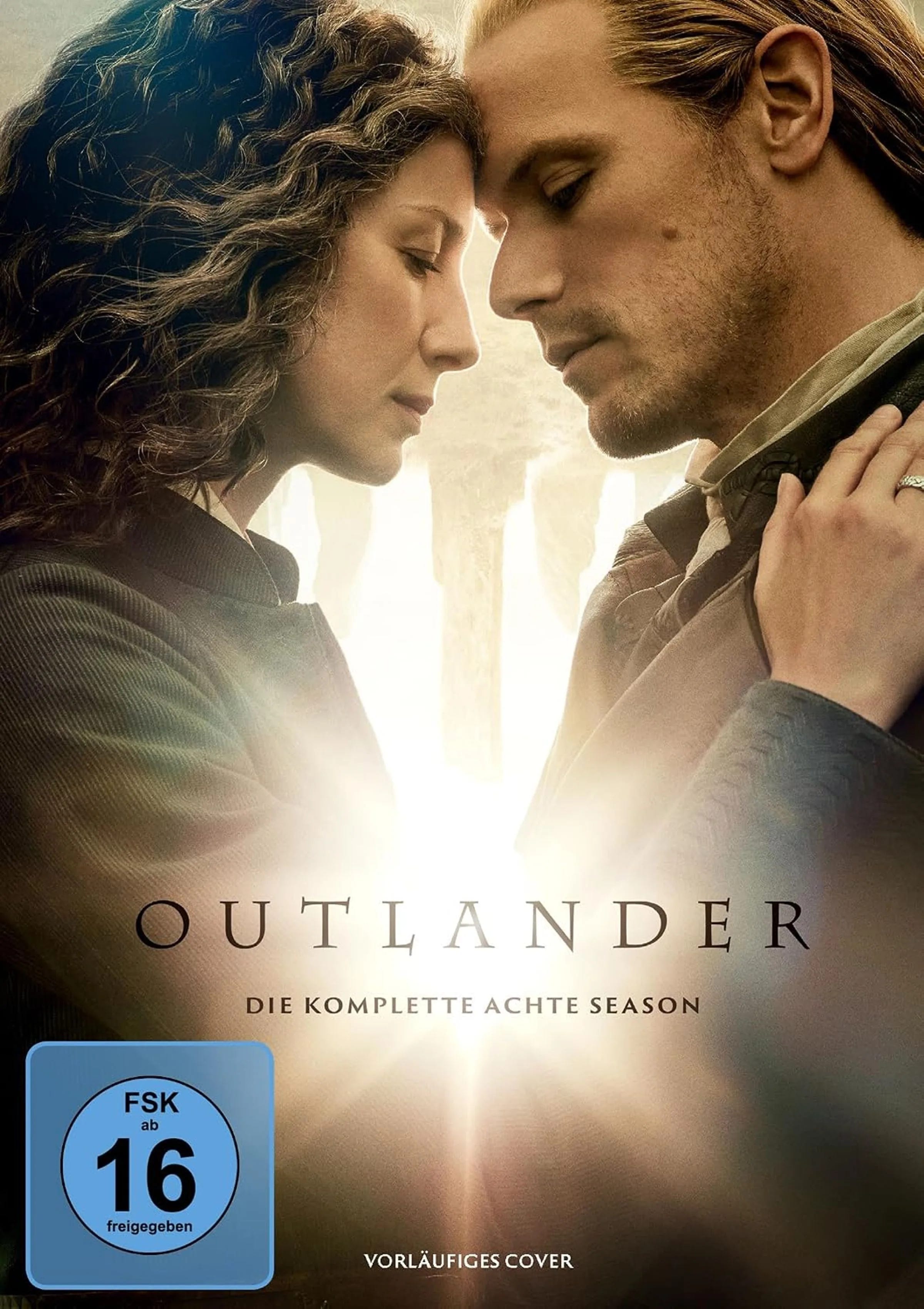 DVD-Cover: Outlander - Season 8. Regie: Jan Matthys. Vorläufiges Cover - Platzhalterbild