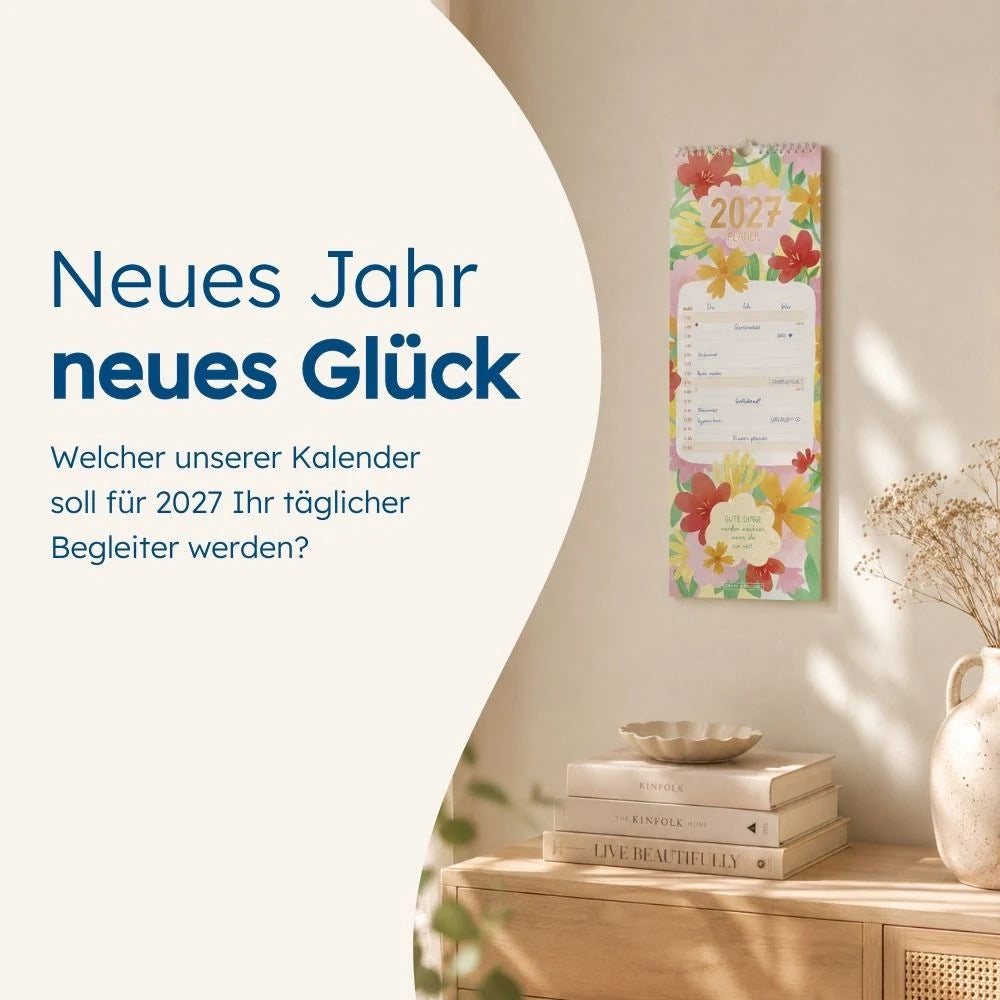 Paarplaner 2027 Floral – Ansicht