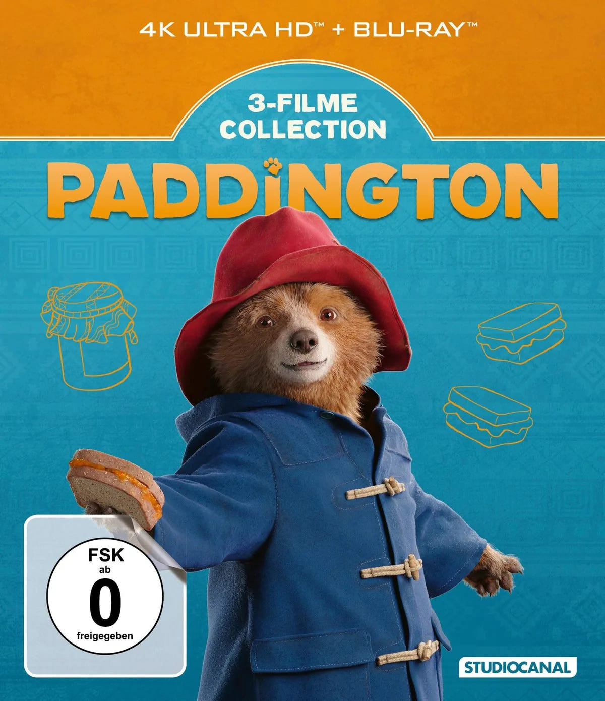 Paddington - 3 Filme Collection - Blu-ray 4K Ultra HD