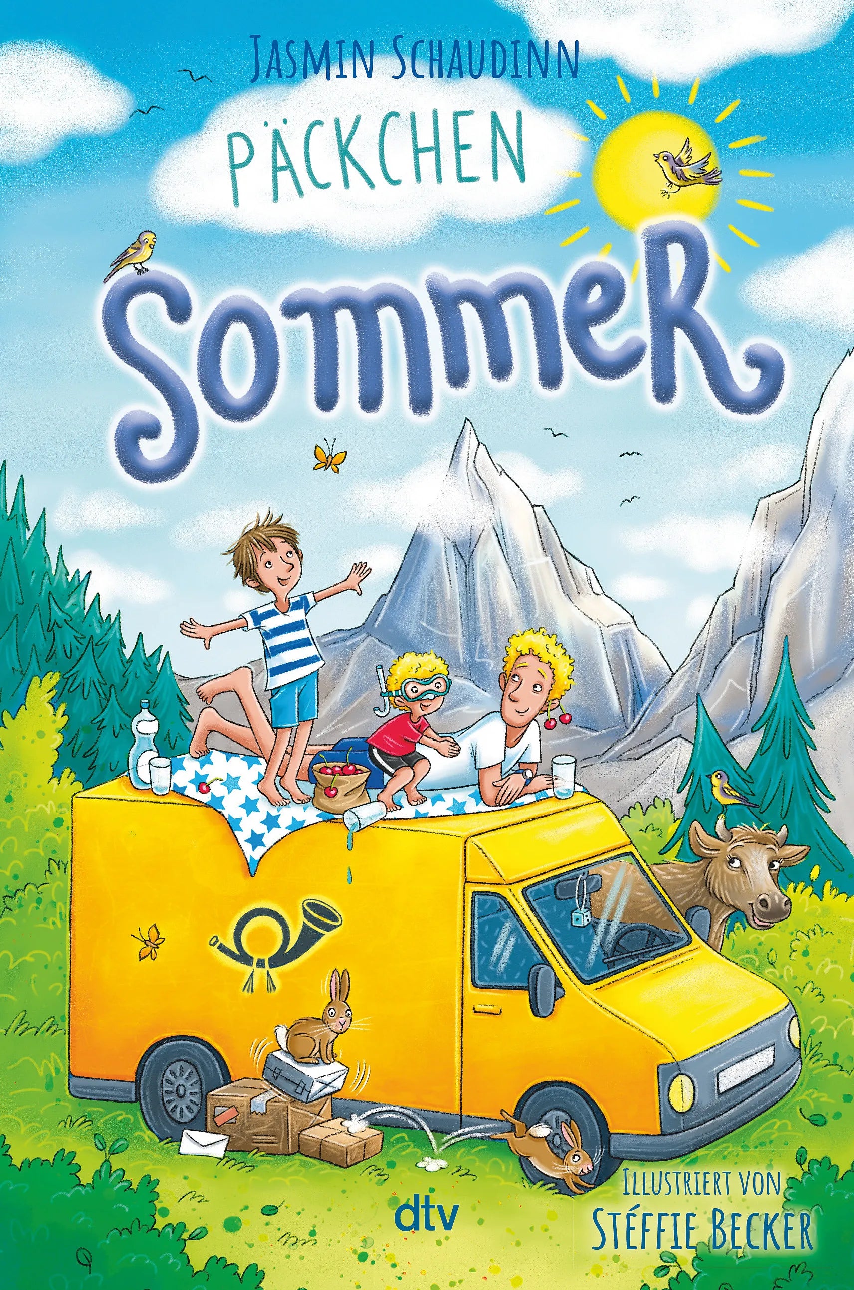 Buchcover von 'Päckchensommer' - Gebundene Ausgabe von Jasmin Schaudinn