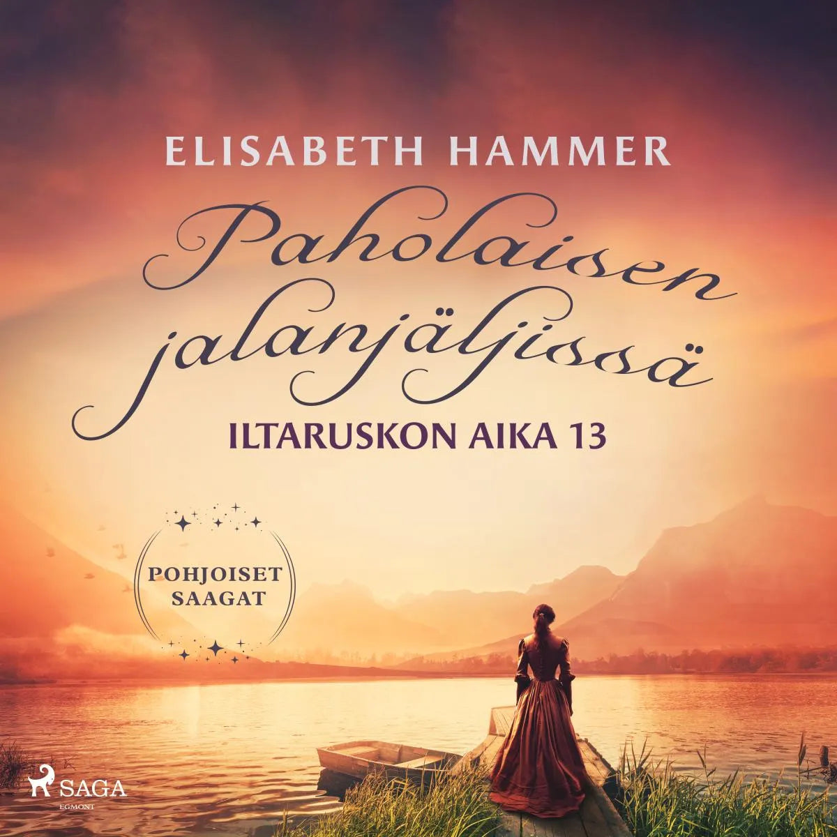 Cover: Paholaisen jalanjäljissä - Iltaruskon aika 13 (Hörbuch Download) von Elisabeth Hammer