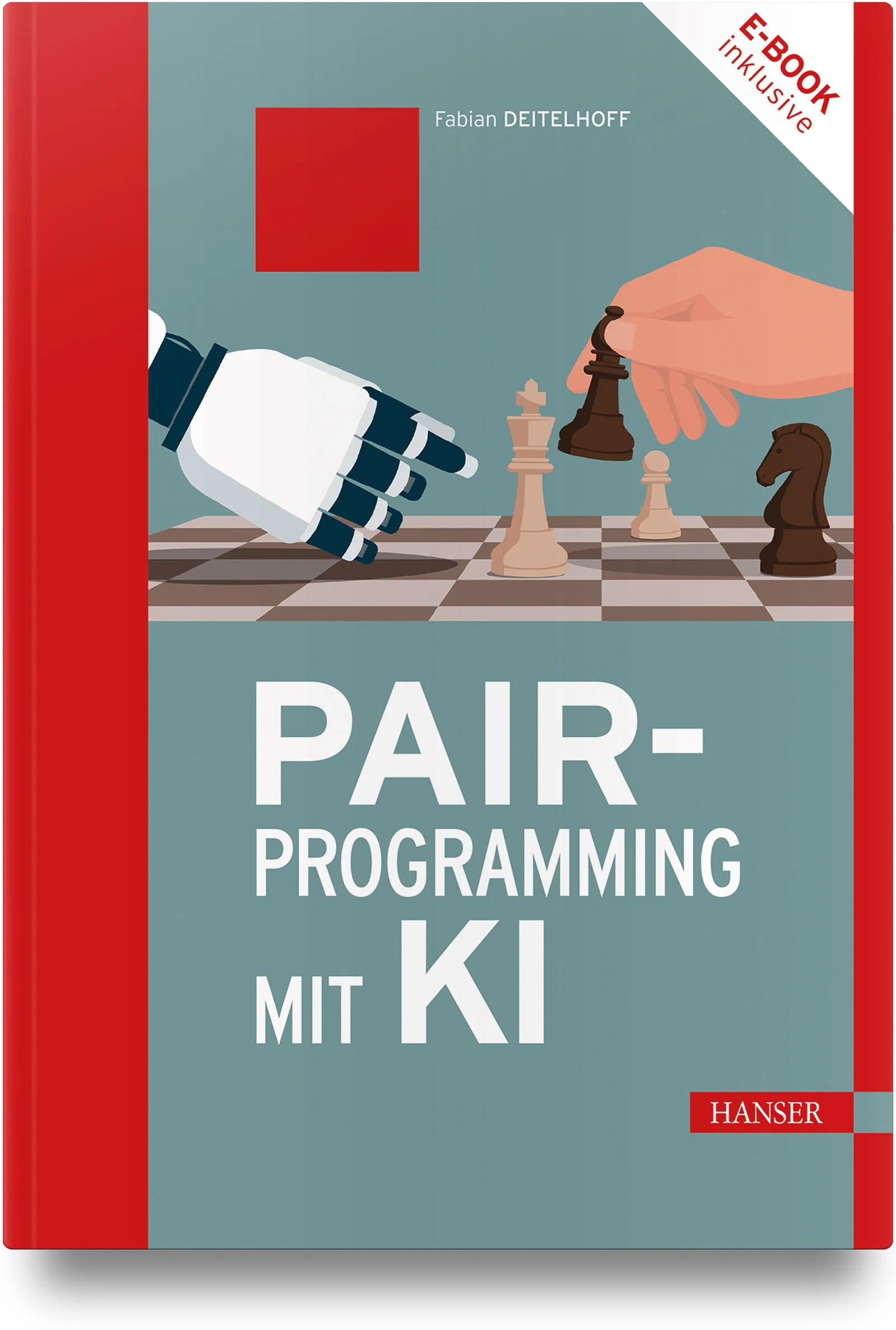 Buchcover von 'Pair-Programming mit KI' - Gebundene Ausgabe von Fabian Deitelhoff