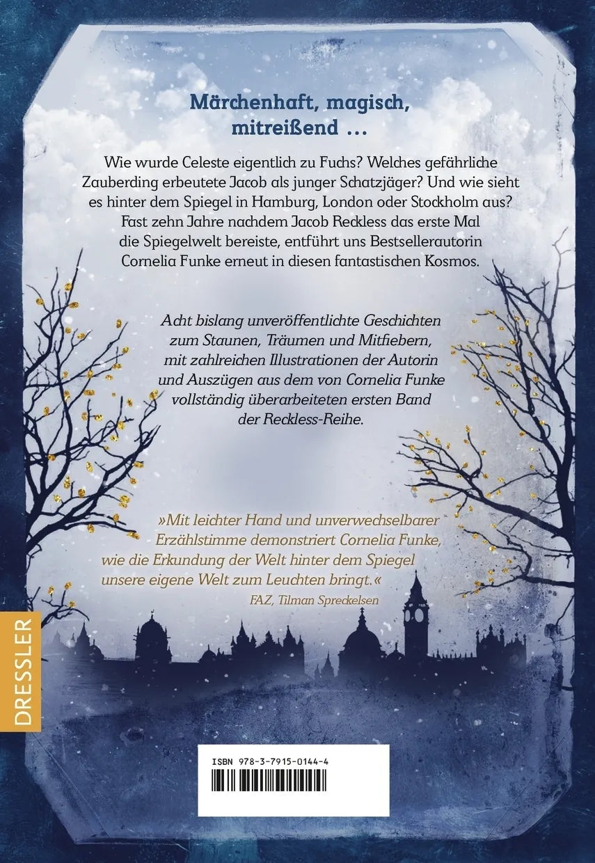 Buchrückseite von 'Palast aus Glas' mit Klappentext - Gebundene Ausgabe