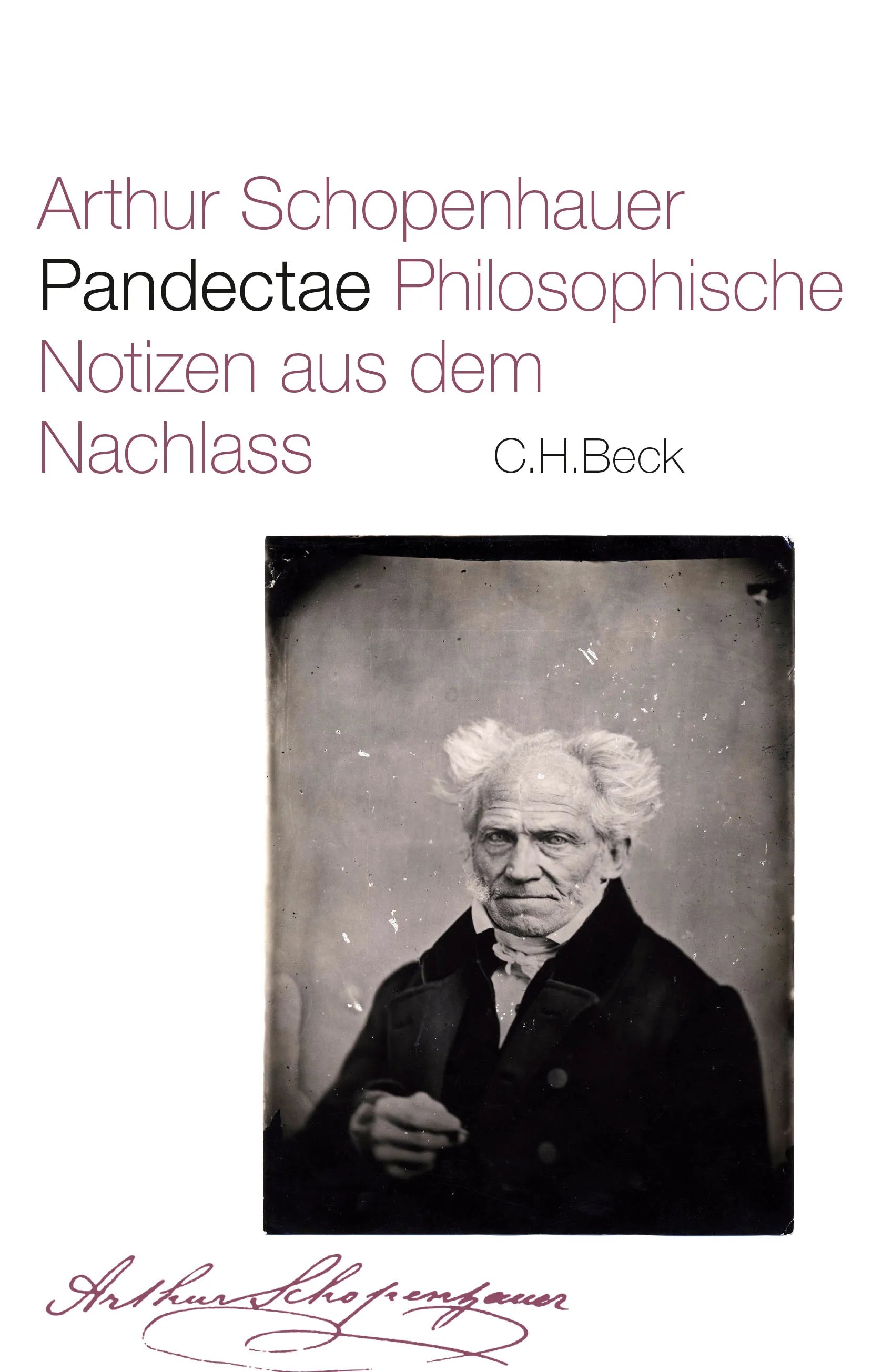 Buchcover von 'Pandectae' - Gebundene Ausgabe von Arthur Schopenhauer