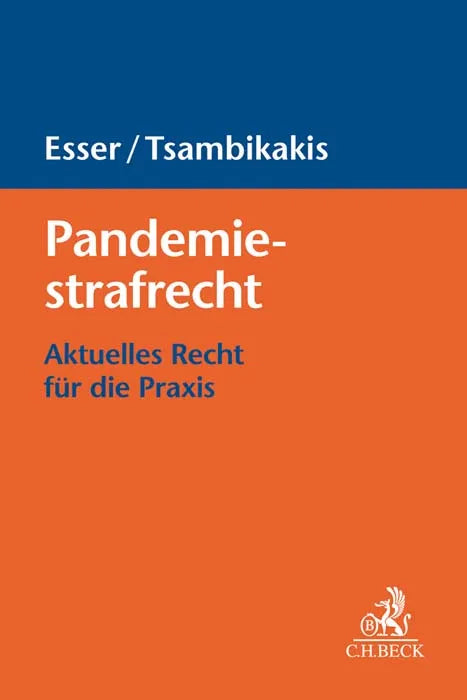 Buchcover von 'Pandemiestrafrecht' - Taschenbuch von Robert Esser