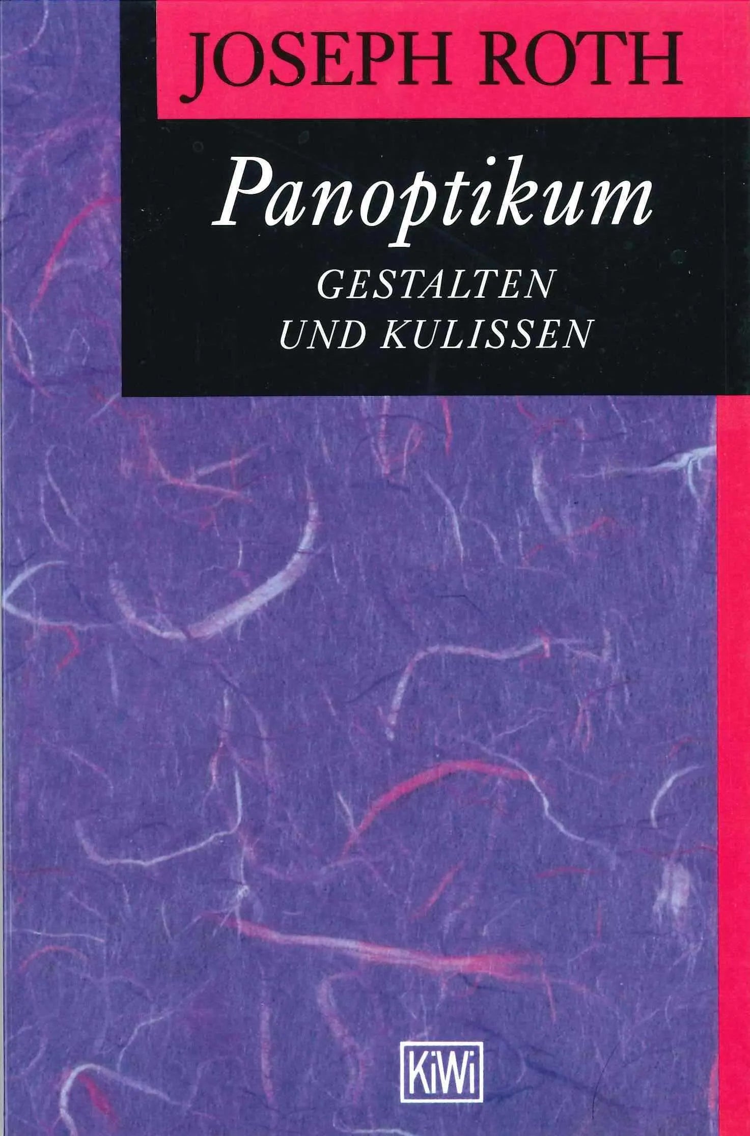 Buchcover von 'Panoptikum' - Taschenbuch von Joseph Roth