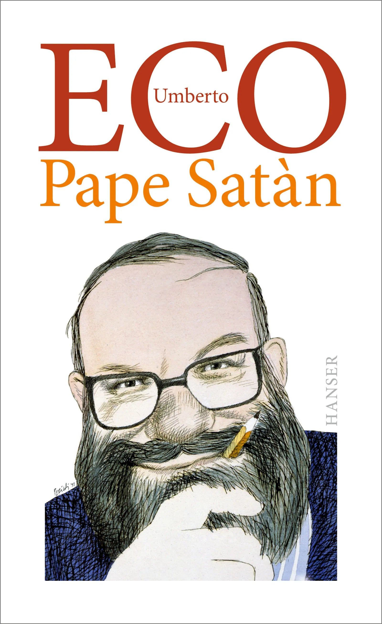 Buchcover von 'Pape Satàn' - Gebundene Ausgabe von Umberto Eco