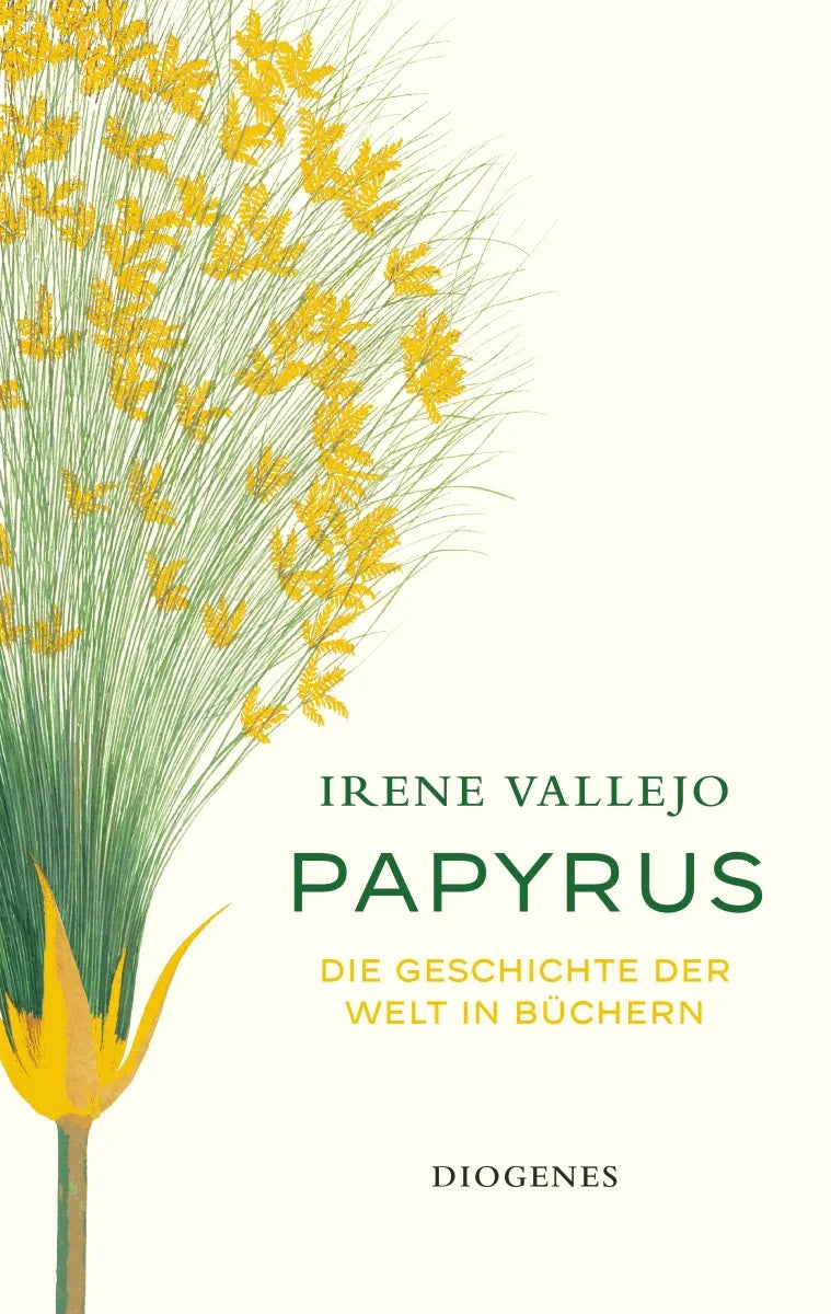 Buchcover von 'Papyrus' - Gebundene Ausgabe von Irene Vallejo