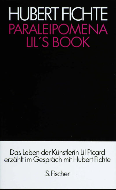 Paraleipomena Lil's Book