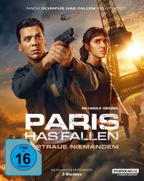 Blu-ray-Cover: Paris Has Fallen - Die komplette 1. Staffel. Regie: Hans Herbots