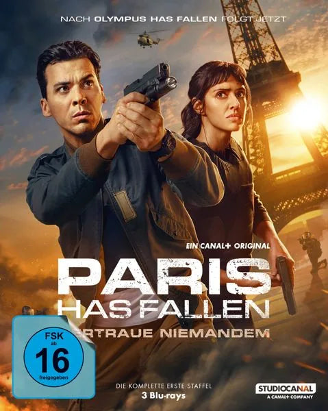 Blu-ray-Cover: Paris Has Fallen - Die komplette 1. Staffel. Regie: Hans Herbots