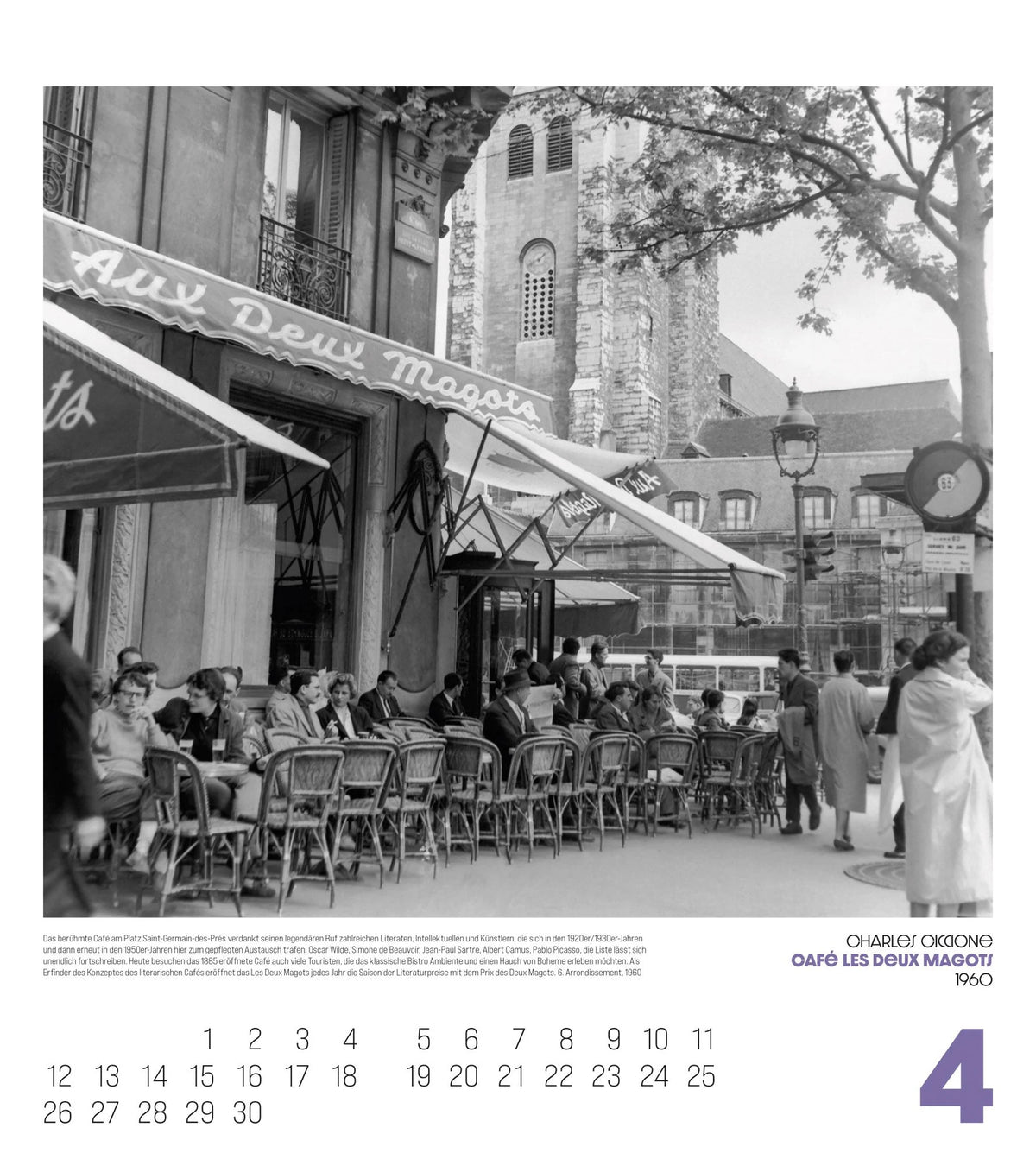 Paris, mon Amour Kalender 2027 – Ansicht