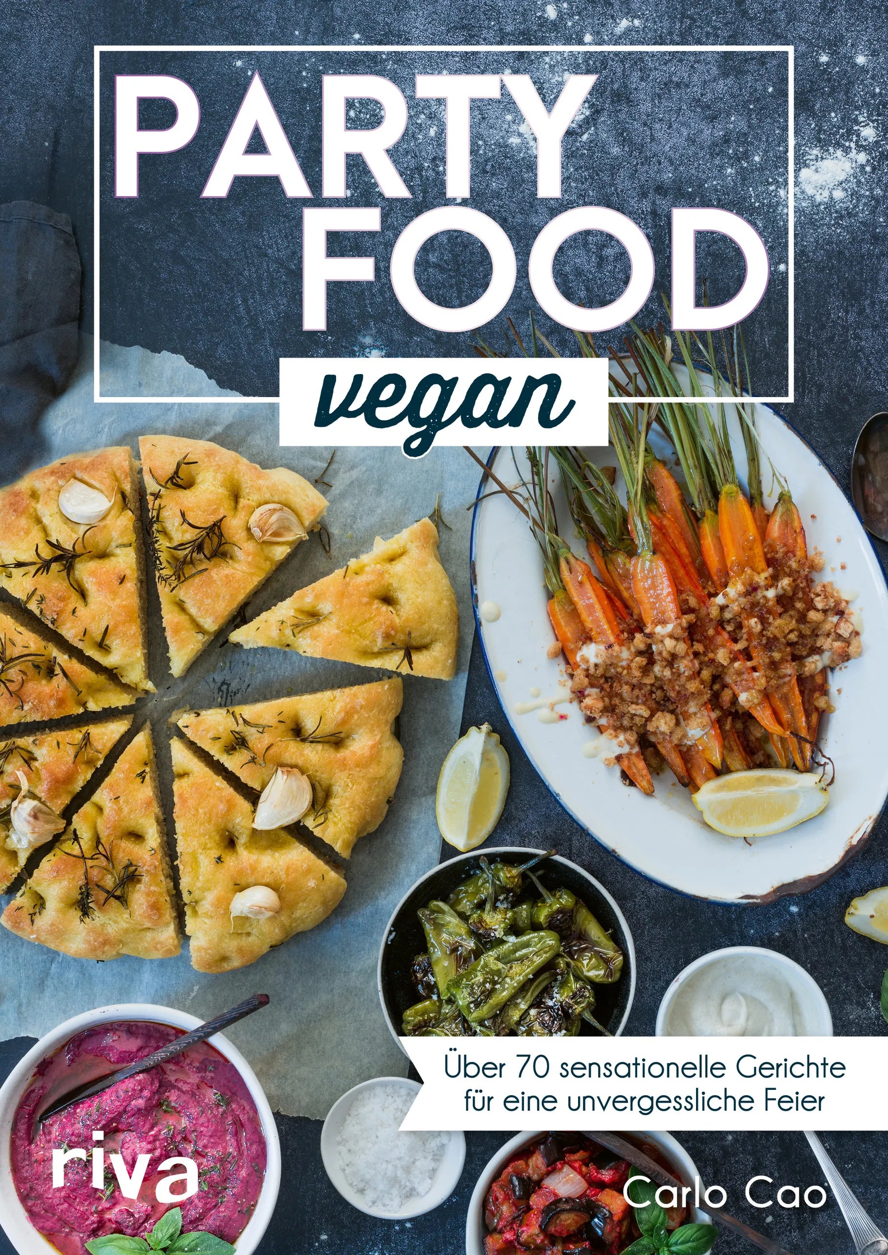 Buchcover von 'Partyfood vegan' - Taschenbuch von Carlo Cao