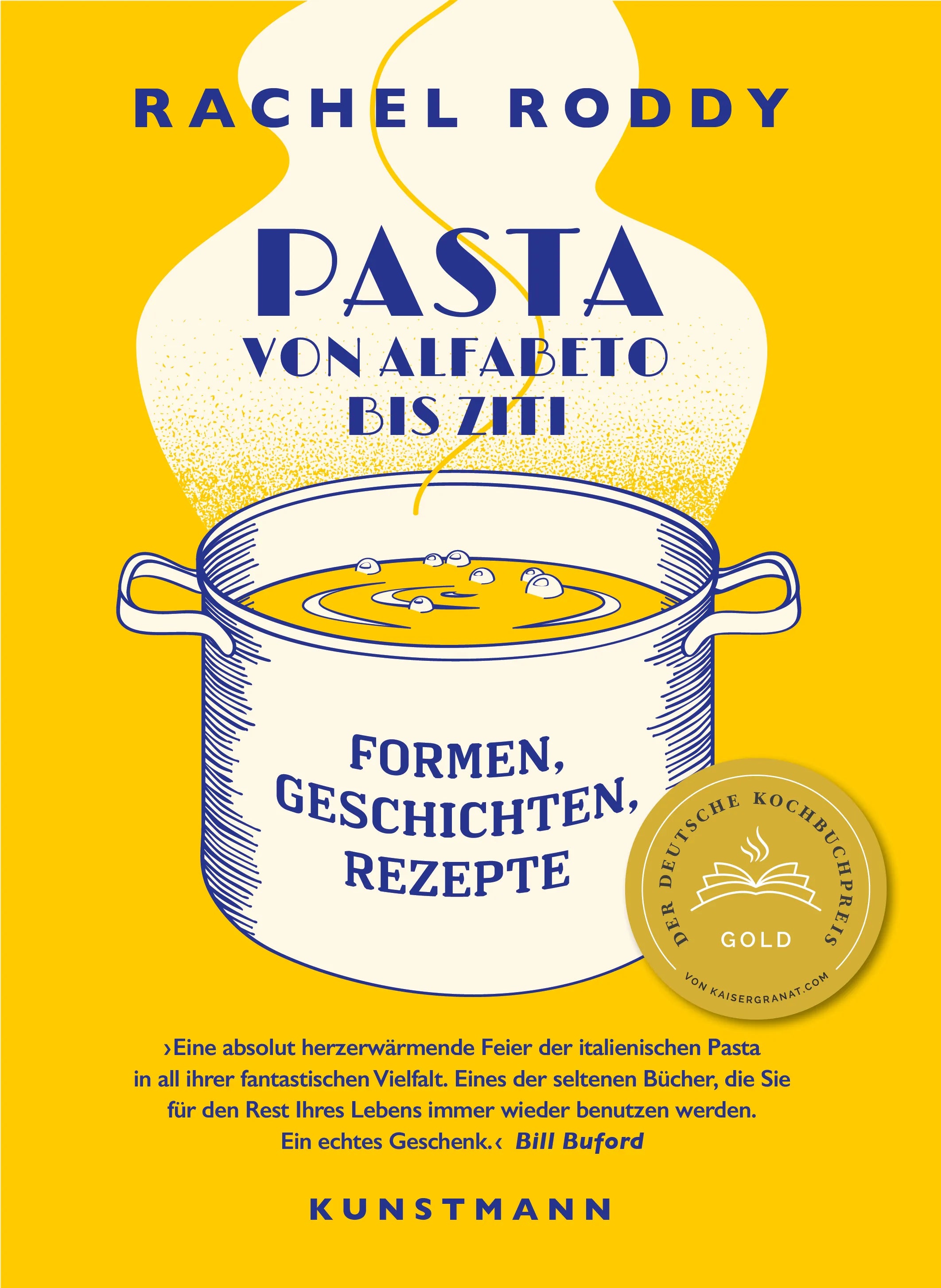 Buchcover von 'Pasta von Alfabeto bis Ziti' - Gebundene Ausgabe von Rachel Roddy
