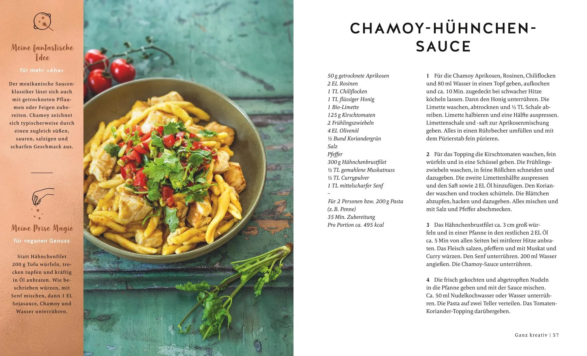 Detailansicht: Pastasaucen magisch kreativ (Hardcover)