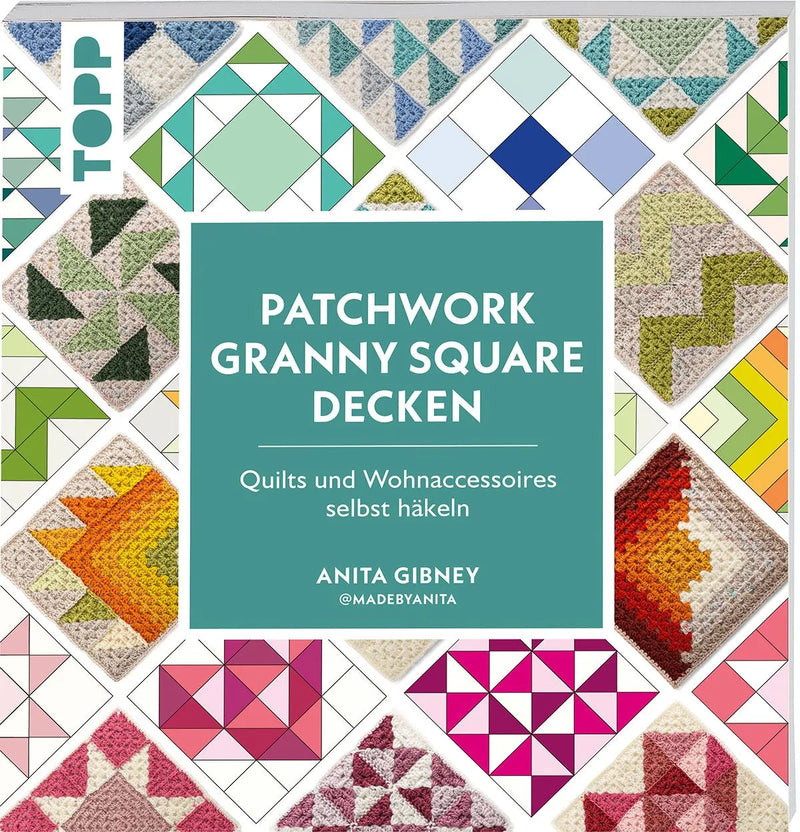 Patchwork Granny Square Decken