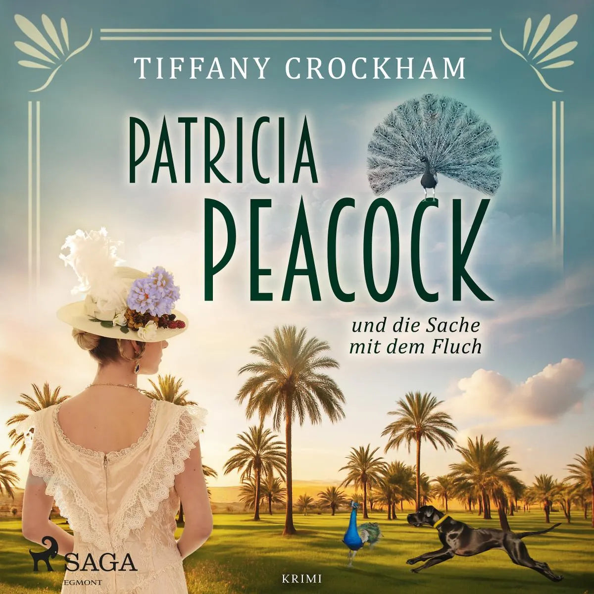 Cover: Patricia Peacock und die Sache mit dem Fluch (Hörbuch Download) von Tiffany Crockham