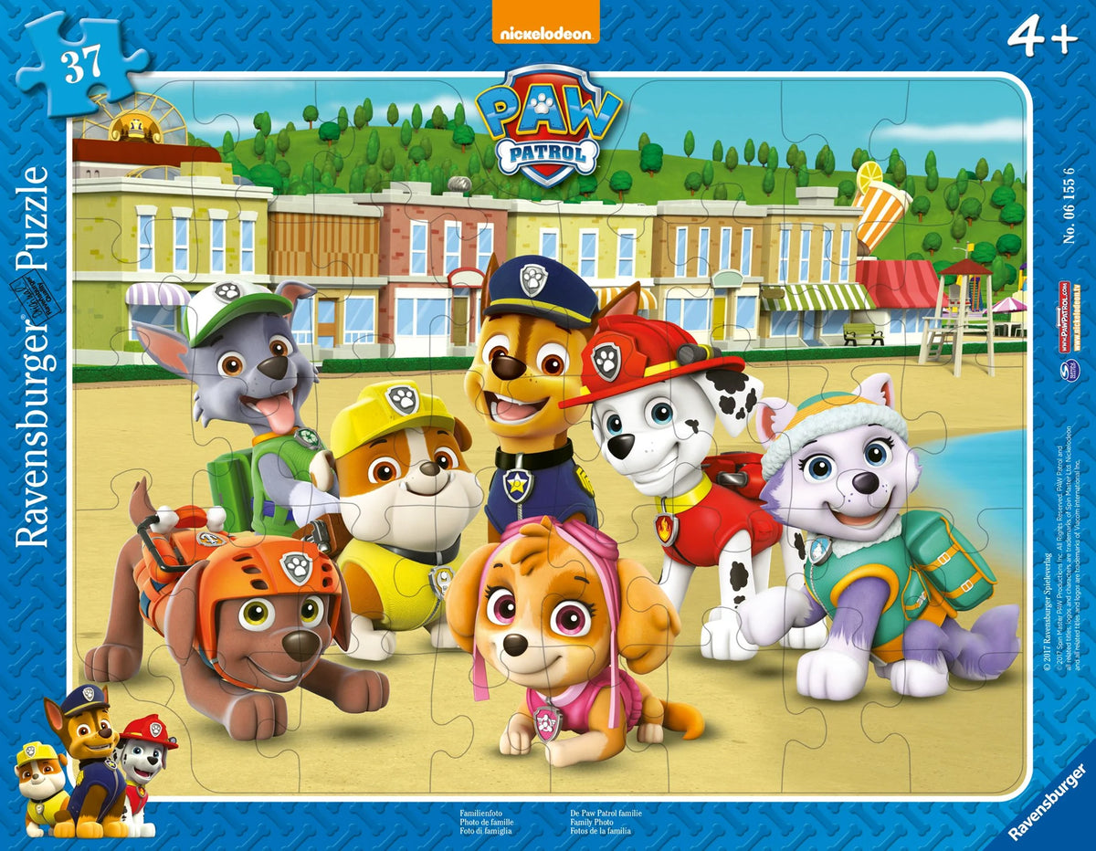 Kinderpuzzle: Kinderpuzzle 37 Teile - Paw Patrol - Familienfoto
