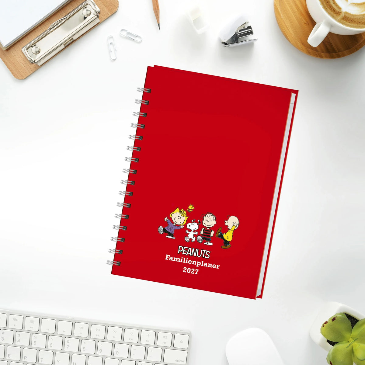 Peanuts Familienplaner-Buch A5 2027 – Ansicht