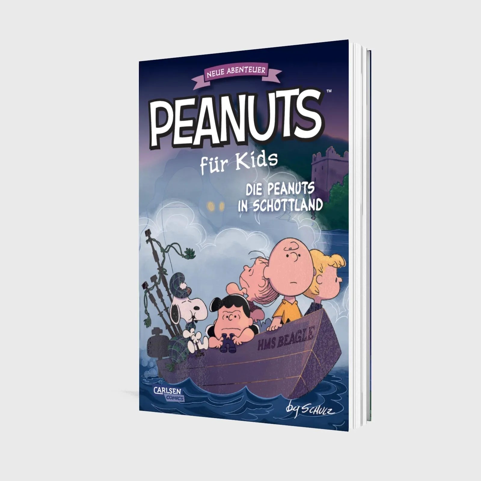 Produktansicht: Peanuts für Kids - Neue Abenteuer 4: Die Peanuts in Schottland (Taschenbuch)