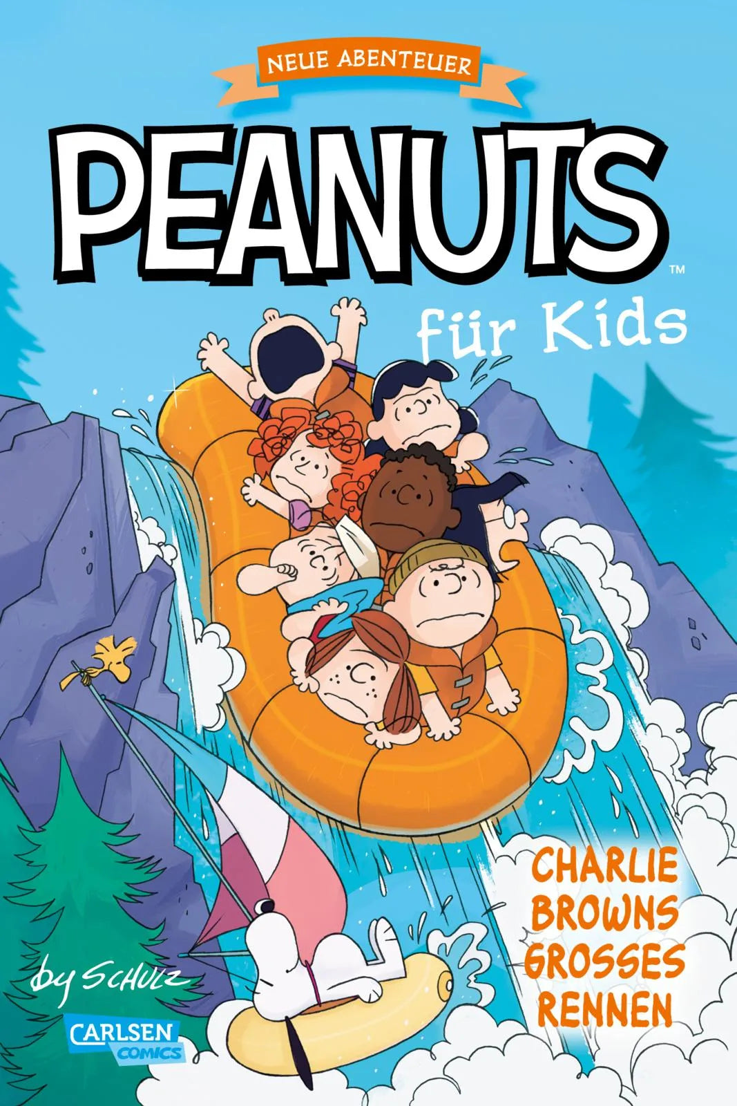 Buchcover von 'Peanuts für Kids - Neue Abenteuer 5: Charlie Browns großes Rennen' - Taschenbuch von Charles M. Schulz