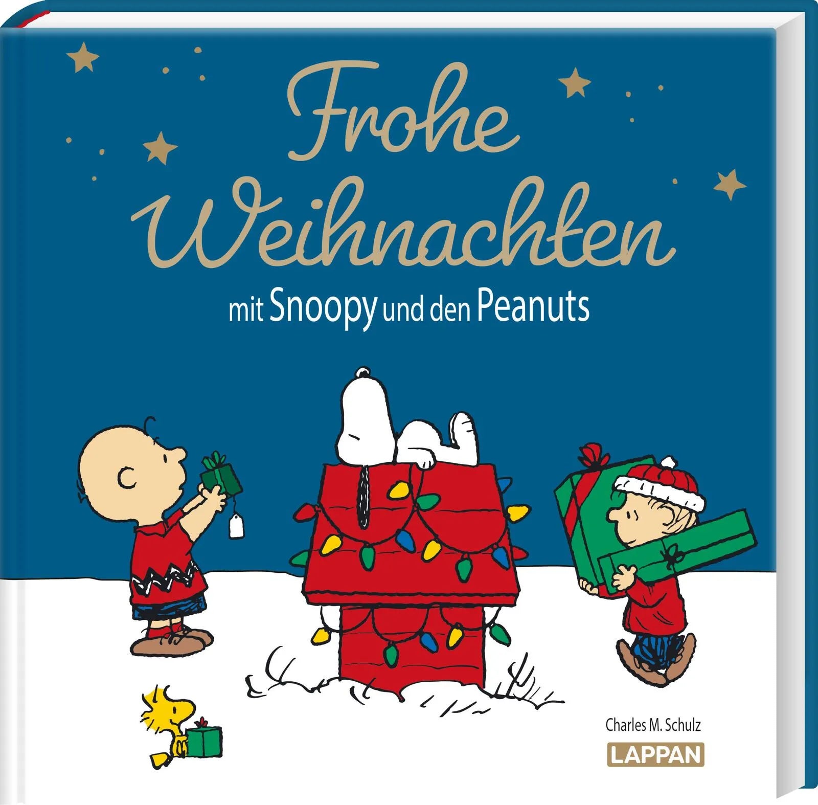Cover: Peanuts Geschenkbuch: Frohe Weihnachten mit Snoopy und den Peanuts (Hardcover) von Charles M. Schulz