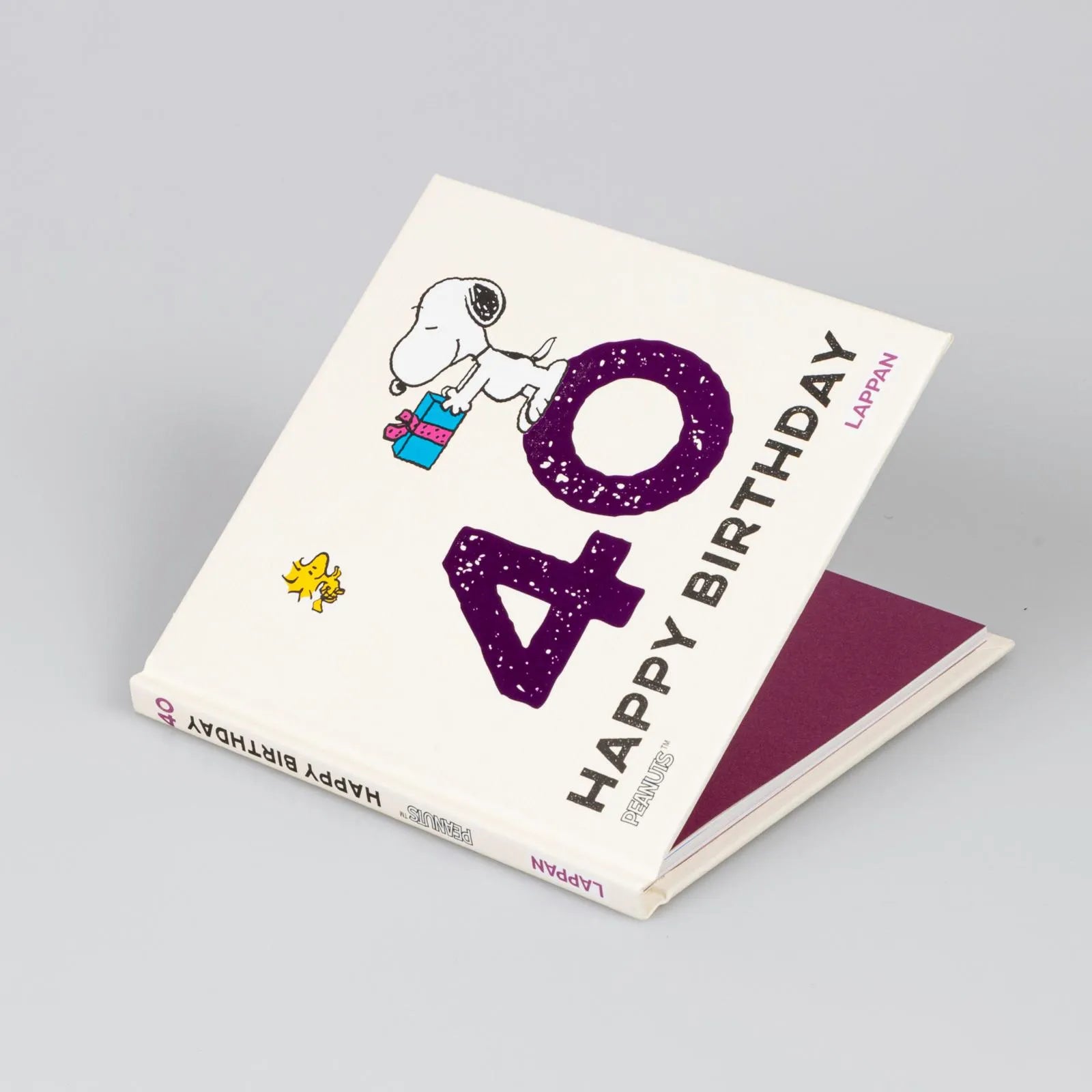 Detailansicht: Peanuts Geschenkbuch: Happy Birthday zum 40. Geburtstag (Hardcover)