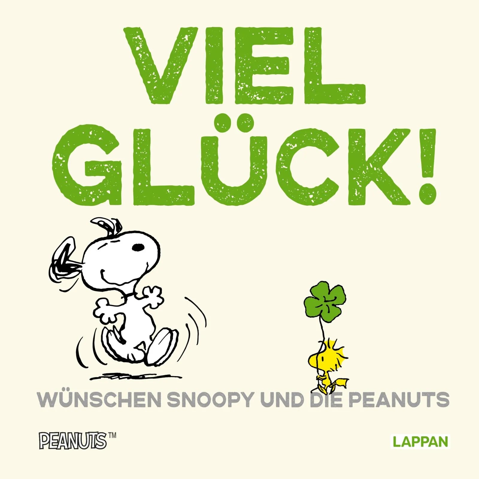 Buchcover von 'Peanuts Geschenkbuch: Viel Glück wünschen Snoopy und die Peanuts!' - Gebundene Ausgabe von Charles M. Schulz