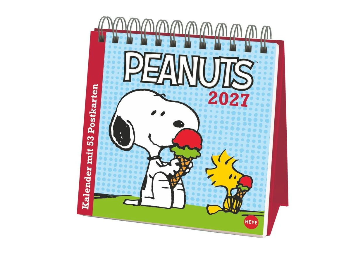 Postkartenkalender: Peanuts Premium-Postkartenkalender 2027