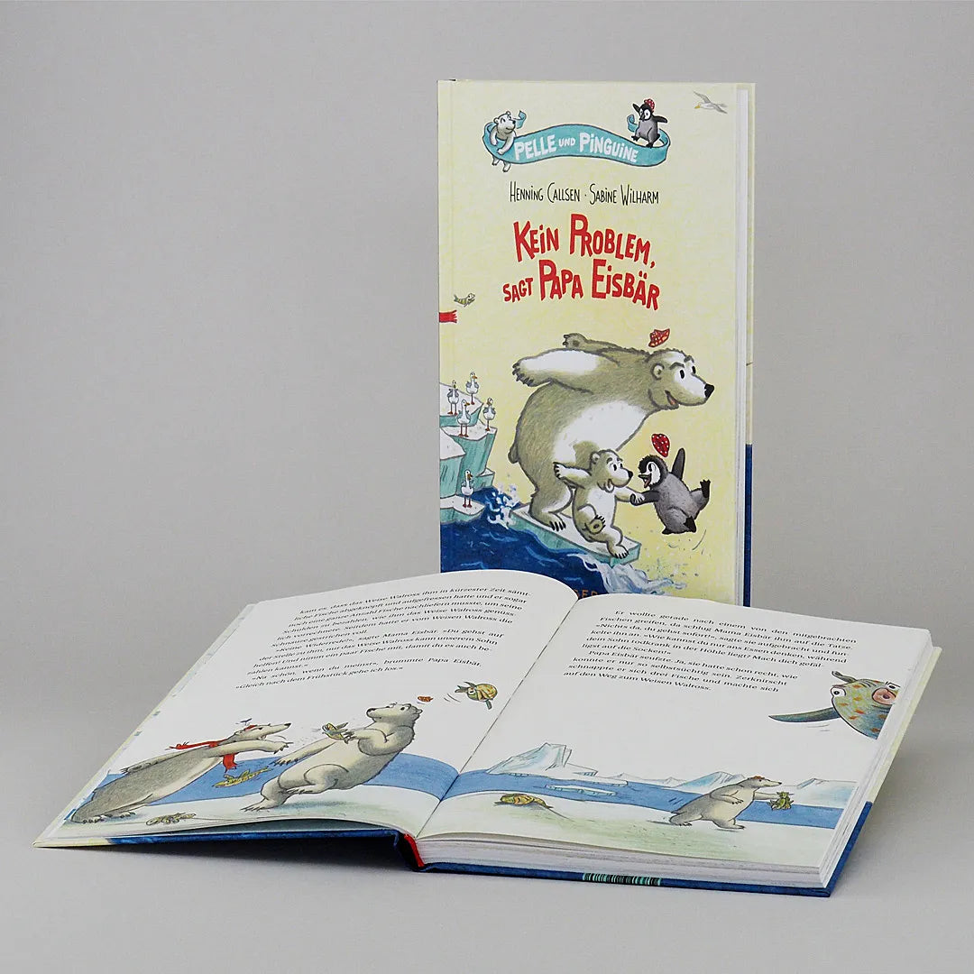 Produktansicht: Pelle und Pinguine - Kein Problem, sagt Papa Eisbär (Gebundene Ausgabe)